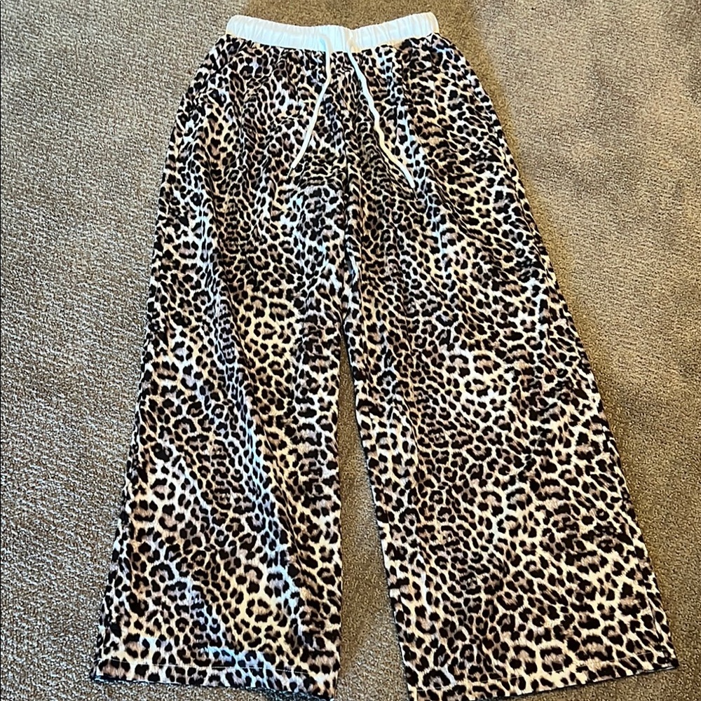 Leopard Print pajama pants